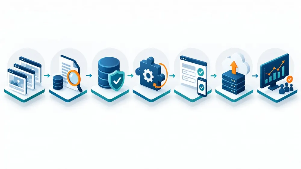 Seven-stage Drupal Webform security patch and verification workflow