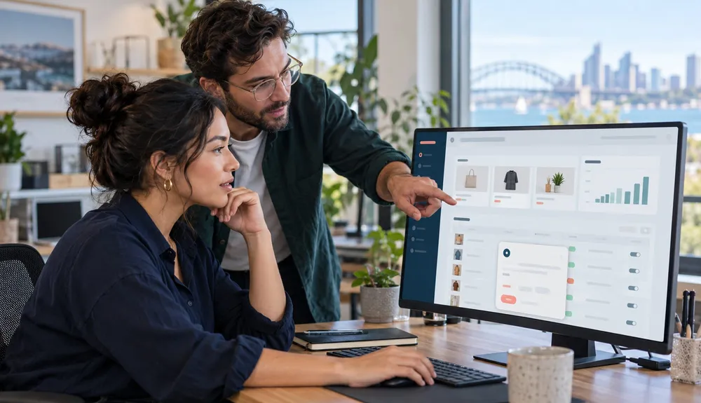 Ecommerce team reviewing an embedded app for Sidekick compatibility