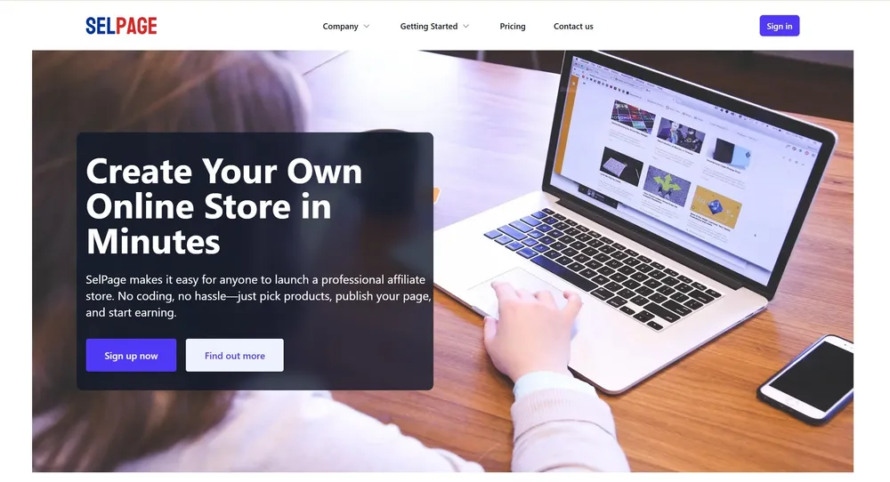 SelPage – Affiliate Landing Page Builder