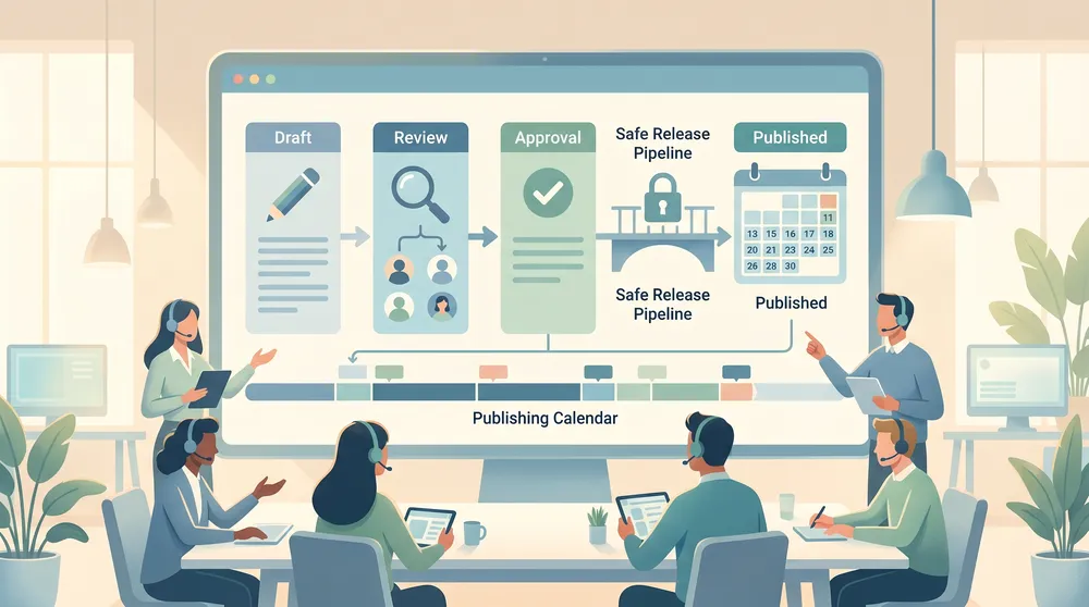 Contentstack content governance workflow