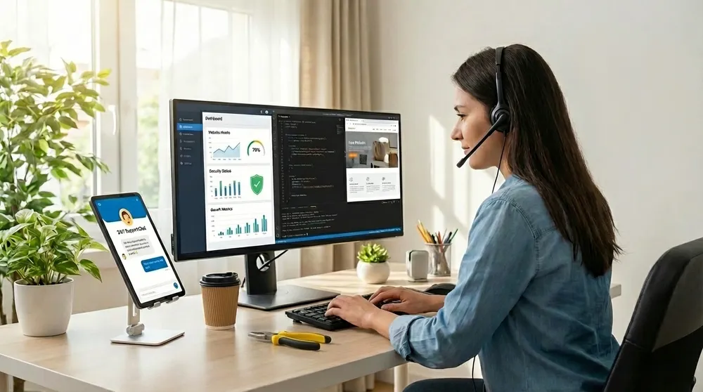 Website support and maintenance